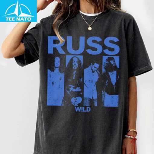 Russ Rapper Tour 2025 Vintage Music Shirt - Image 4