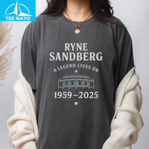 Ryne Sandberg 1959‑2025 Tribute Shirt - Image 5