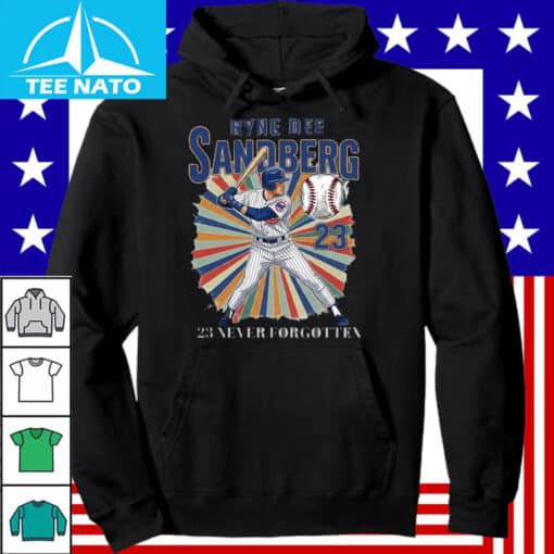 Ryne Sandberg 23 Never Forgotten Shirt - Image 5