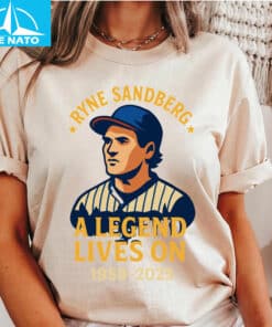 Ryne Sandberg A Legend Lives On 1959 2025 Shirt2
