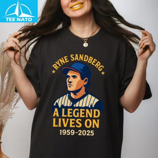 Ryne Sandberg A Legend Lives On 1959 - 2025 Shirt