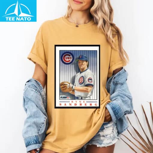 Ryne Sandberg Baseball Card Shirt - Image 7