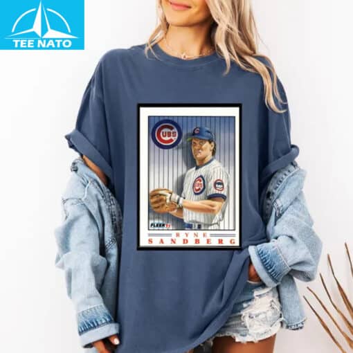 Ryne Sandberg Baseball Card Shirt - Image 6