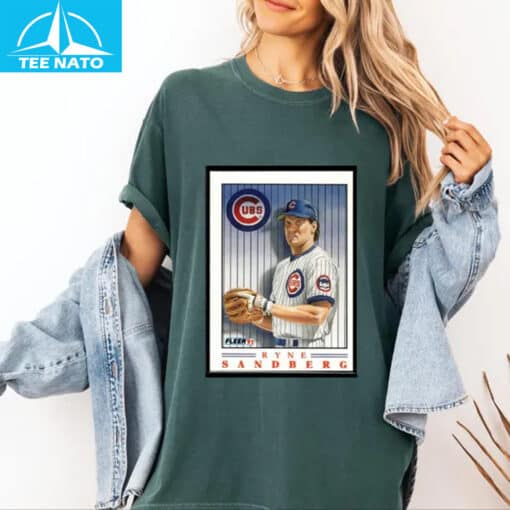 Ryne Sandberg Baseball Card Shirt - Image 5