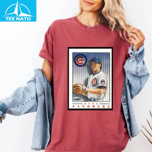 Ryne Sandberg Baseball Card Shirt - Image 3