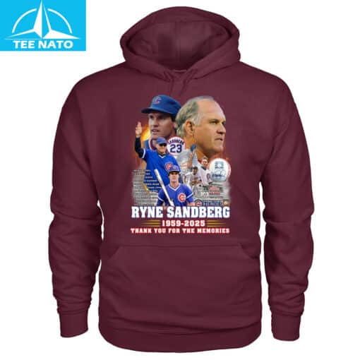 Ryne Sandberg Chicago Cubs 1959-2025 Baseball Memories Shirt - Image 9