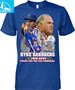 Ryne Sandberg Chicago Cubs 1959 2025 Baseball Memories TShirt2