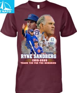 Ryne Sandberg Chicago Cubs 1959 2025 Baseball Memories TShirt4