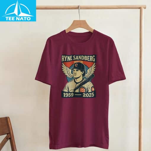 Ryne Sandberg Cubs Legend 1959–2025 Memorial Shirt - Image 6