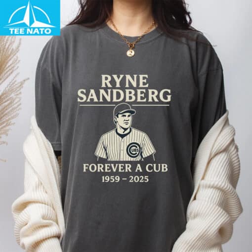 Ryne Sandberg Memorial Shirt - Image 7