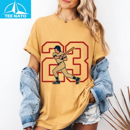 Ryne Sandberg Number 23 Baseball Shirt - Image 8