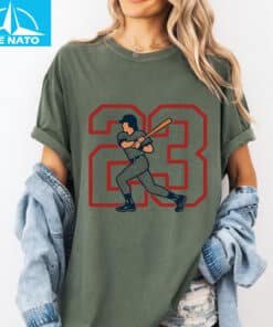 Ryne Sandberg Number 23 Baseball Shirt4