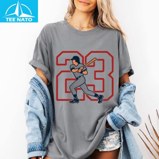 Ryne Sandberg Number 23 Baseball Shirt - Image 6