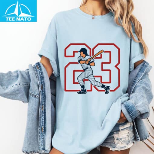 Ryne Sandberg Number 23 Baseball Shirt - Image 5
