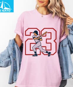 Ryne Sandberg Number 23 Baseball Shirt7