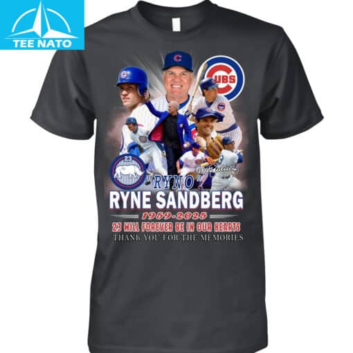 Ryne Sandberg Ryno 1959-2025 Chicago Cubs Baseball Memories Shirt