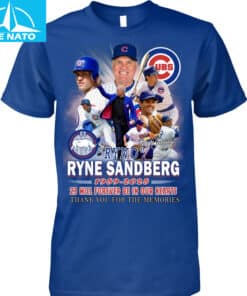 Ryne Sandberg Ryno 1959 2025 Chicago Cubs Baseball Memories Shirt2