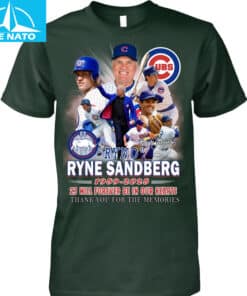Ryne Sandberg Ryno 1959 2025 Chicago Cubs Baseball Memories Shirt4