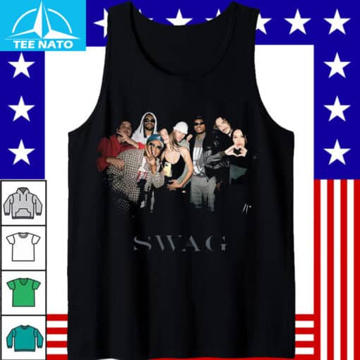SWAG Group Photo Hip Hop Style Shirt - Image 5