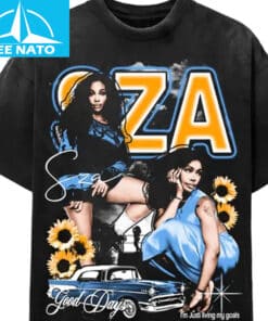 SZA Good Days Im Just Living My Goals RB Music Shirt1