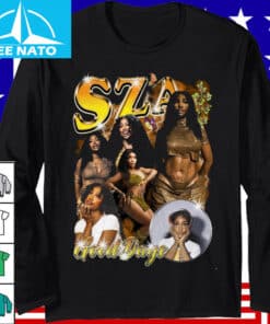 SZA Good Days RB Singer Vintage Style Collage Shirt2
