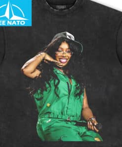 SZA Green Jumpsuit Concert3