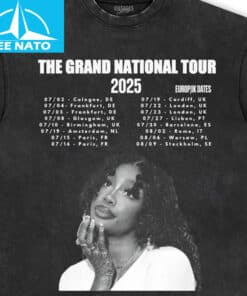 SZA The Grand National Tour 2025 Europe Dates Graphic Shirt1