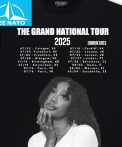 SZA The Grand National Tour 2025 Europe Dates Graphic Shirt2