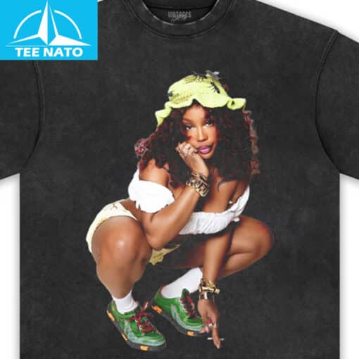 SZA Yellow Bucket Hat Shirt - Image 2