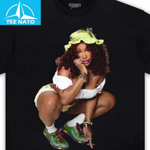 SZA Yellow Bucket Hat Shirt - Image 3