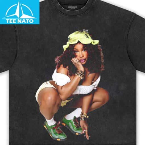 SZA Yellow Bucket Hat Shirt - Image 4