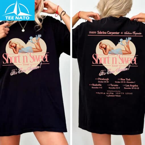 Sabrina Carpenter Short N Sweet Tour 2025 Shirt - Image 4