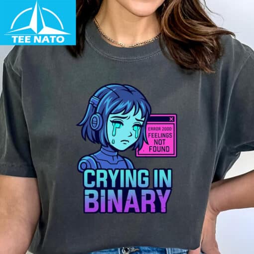 Sad Robot Girl Shirt