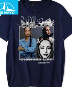 Sade Adu Diamond Life Album 1984 T Shirt3
