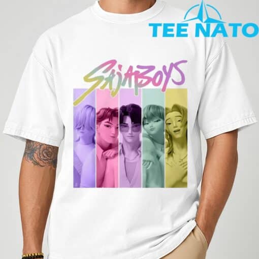 Sajaboys Vontage Kpop Demon Hunter T-Shirt