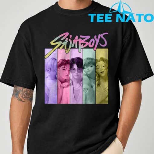 Sajaboys Vontage Kpop Demon Hunter T-Shirt - Image 9