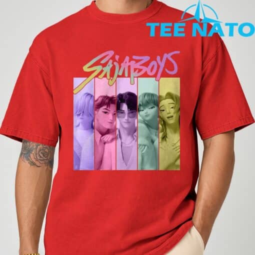 Sajaboys Vontage Kpop Demon Hunter T-Shirt - Image 3