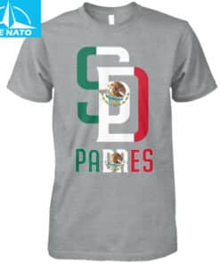 San Diego Padres Mexico Flag Graphic Shirt4