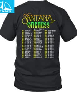 Santana Oneness 2025 Tour Dates Shirt2