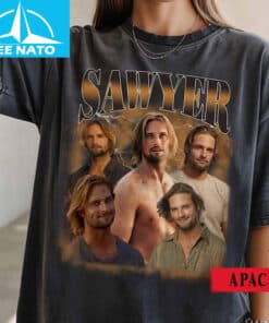 Sawyer Lost TV Series Vintage Style Character Shirt1
