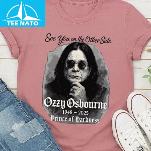 See You On The Other Side Ozzy Osbourne 1948-2025 Prince of Darkness Shirt - Image 4