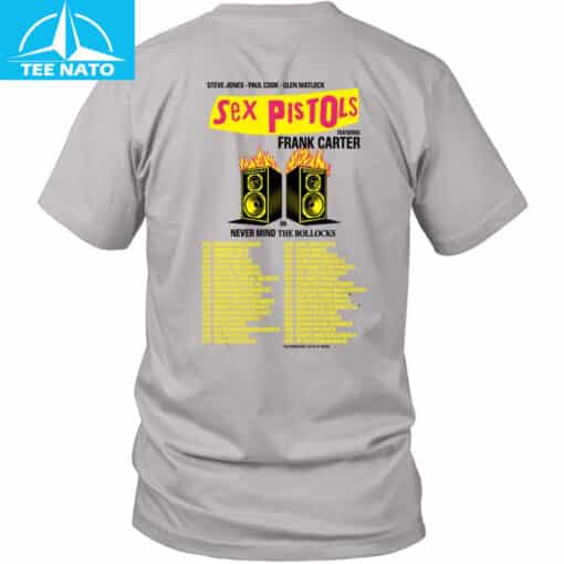 Sex Pistols Frank Carter 2025 Tour Dates Shirt - Image 3