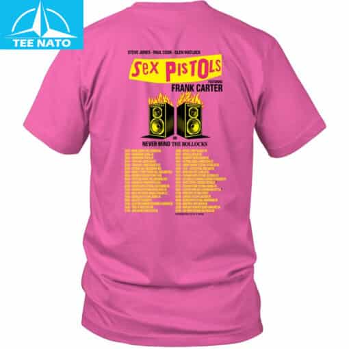 Sex Pistols Frank Carter 2025 Tour Dates Shirt - Image 4