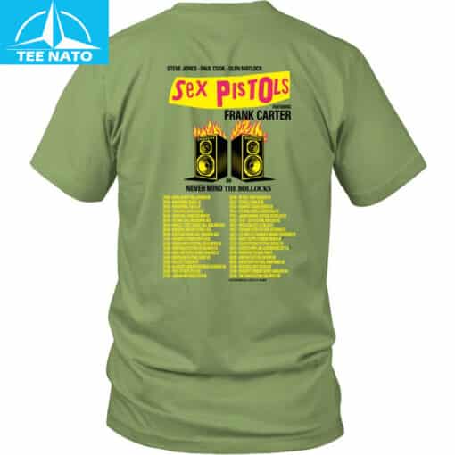 Sex Pistols Frank Carter 2025 Tour Dates Shirt - Image 5