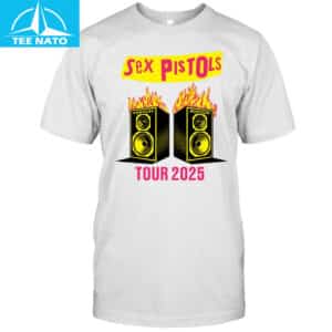 Sex Pistols Tour 2025 Speaker Graphic Shirt 14 Sex Pistols Tour 2025 Speaker Graphic Shirt