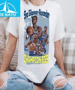 Shai Gilgeous-Alexander Thunder 2025 Champion Shirt