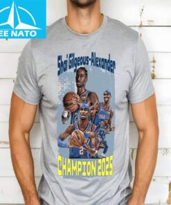 Shai Gilgeous Alexander Thunder 2025 Champion Shirt 2
