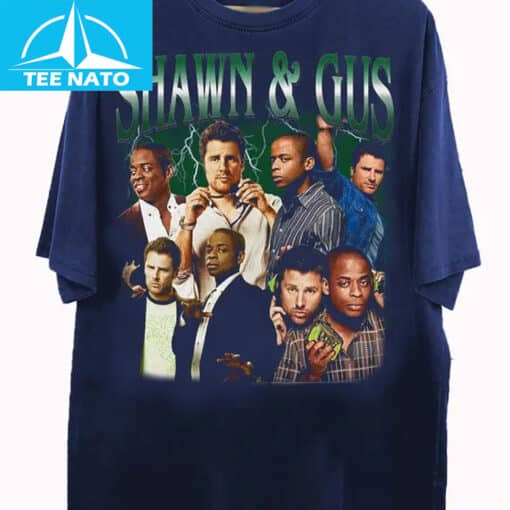 Shawn & Gus Psych TV Show Vintage Style Character Shirt - Image 3