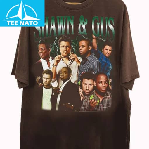 Shawn & Gus Psych TV Show Vintage Style Character Shirt - Image 2