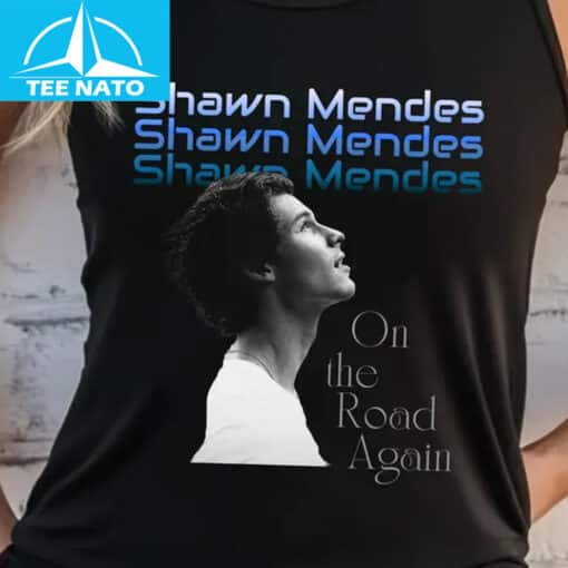 Shawn Mendes On The Road Again Pop Music Shirt - Image 3